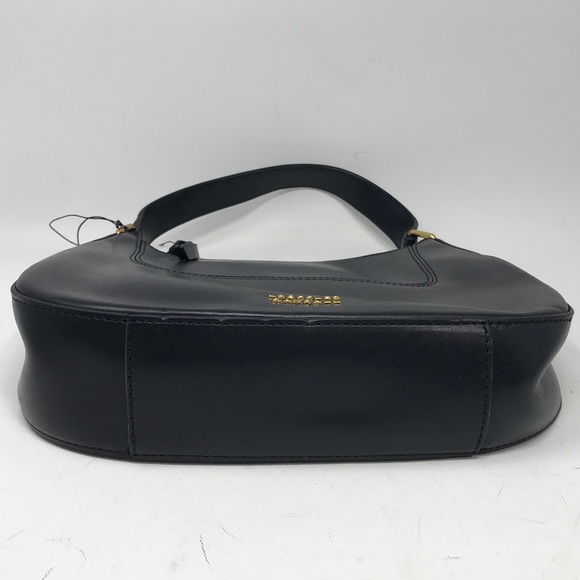 Loeffler Randall Greta Leather Shoulder Bag, Size M - Black/Gold Women's - Picture 14 of 16
